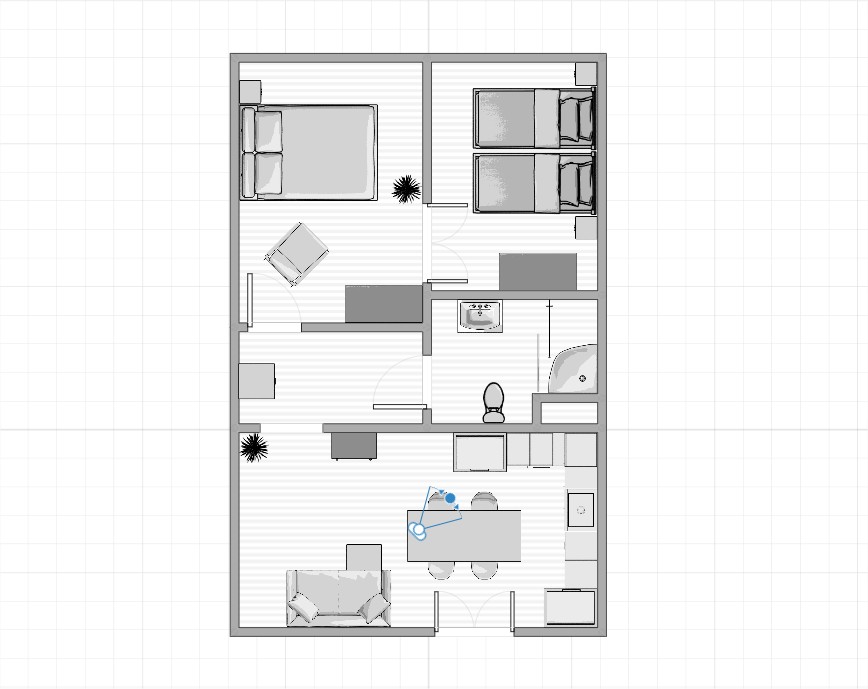 Floor plan of apartment H10