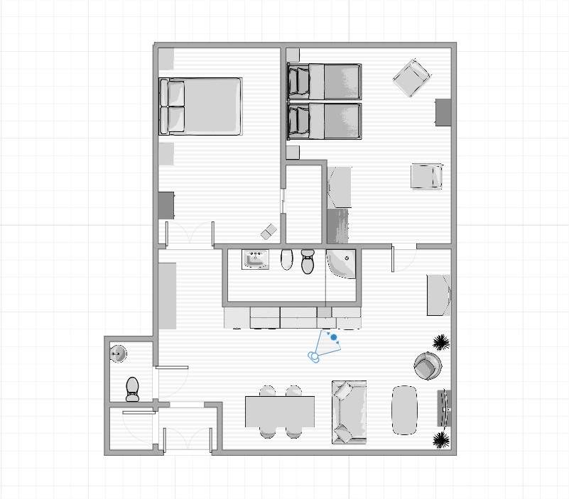 Floor plan of apartment H11