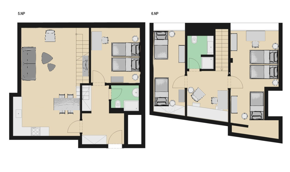 Floor plan of apartment RE23