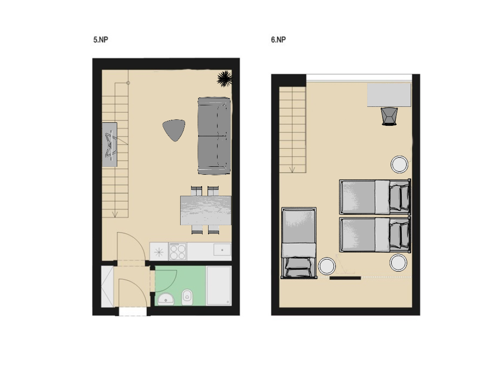 Floor plan of apartment RE24